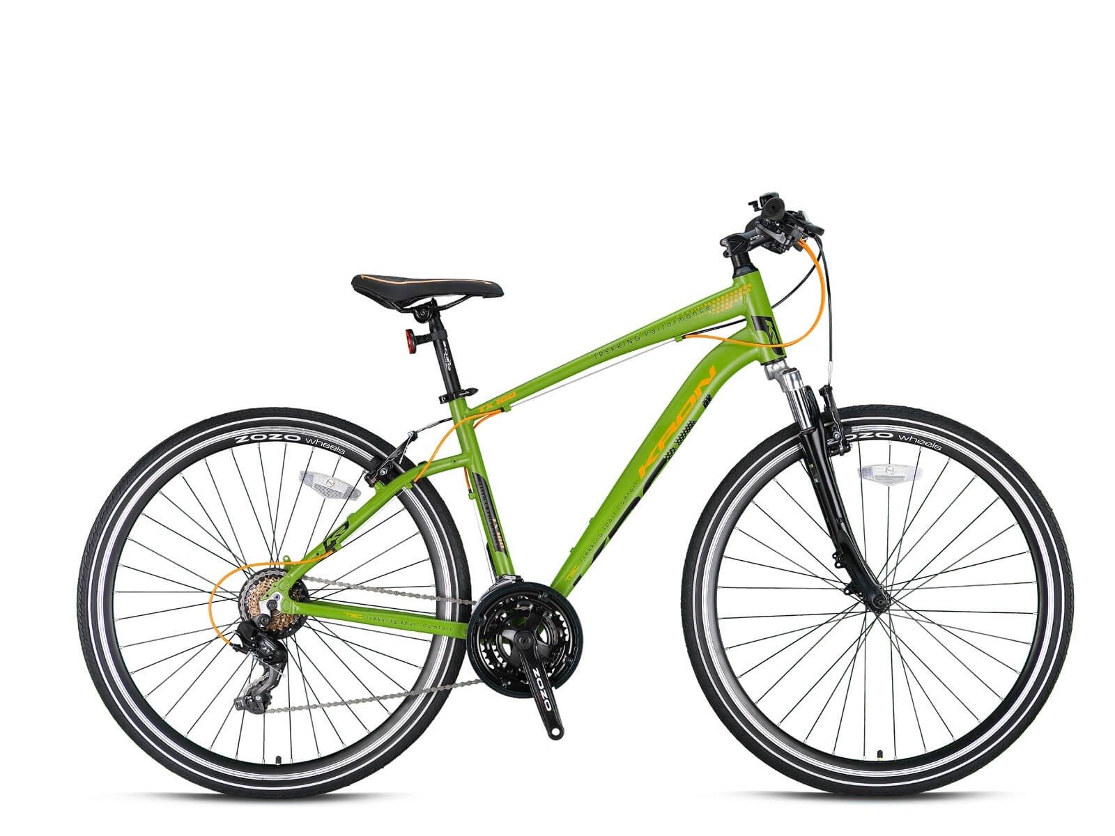 KRON TX 100 28  21SP M DISC MATT KHAKI-ORANGE/BLACK