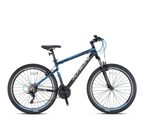 KRON XC 75 26 21SP V B  MATT BLACK-BLUE/WHITE