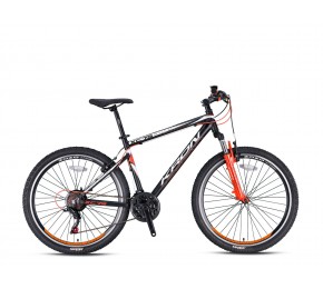 KRON XC 75 26 21SP V B  MATT BLACK-ORANGE/WHITE